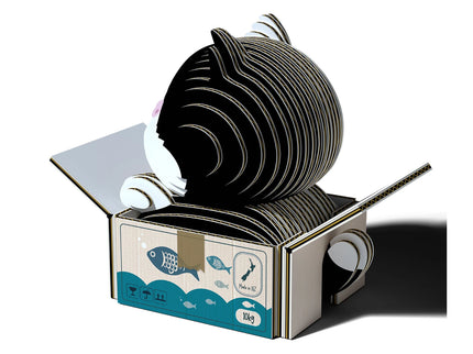 Eugy - 3D Bastelset Tuxedo-Katze