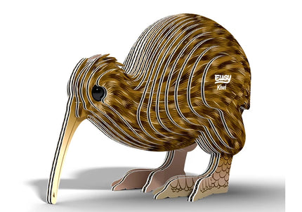 Eugy - 3D Bastelset Brauner Kiwi