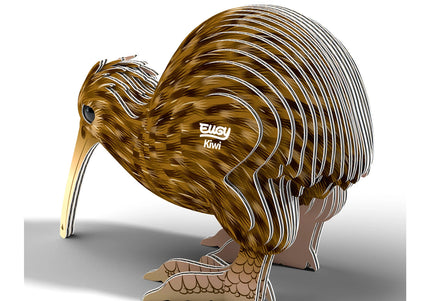 Eugy - 3D Bastelset Brauner Kiwi