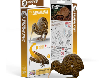 Eugy - 3D Bastelset Brauner Kiwi