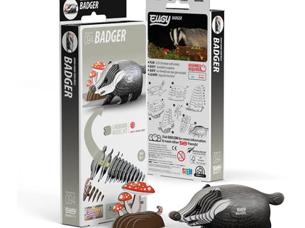 Eugy - 3D Bastelset Dachs
