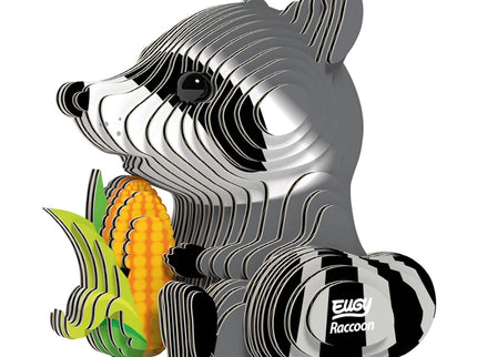 Eugy - 3D Bastelset Waschbär