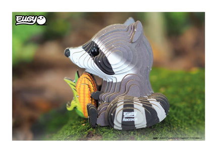 Eugy - 3D Bastelset Waschbär