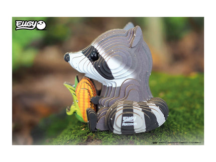 Eugy - 3D Bastelset Waschbär