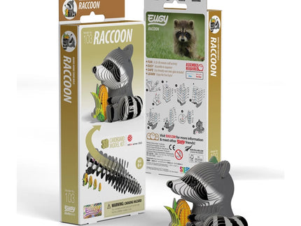 Eugy - 3D Bastelset Waschbär