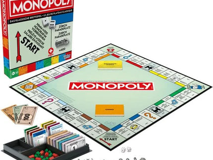 Hasbro - Monopoly Classic Refresh Schweiz - d/f/i