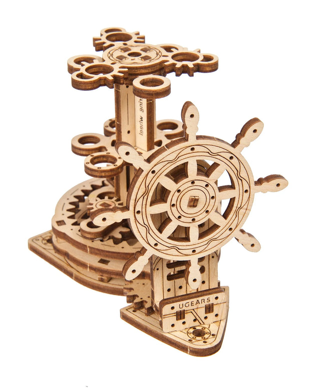 UGEARS 70220 – Rad-Organizer 2.0 – Mechanischer Holzbausatz für Stifte
