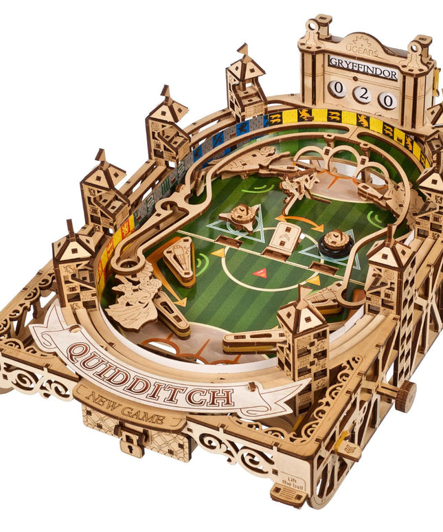 UGEARS 70231 – Harry Potter™ Quidditch™ Flipper – Mechanisches 3D-Holzpuzzle