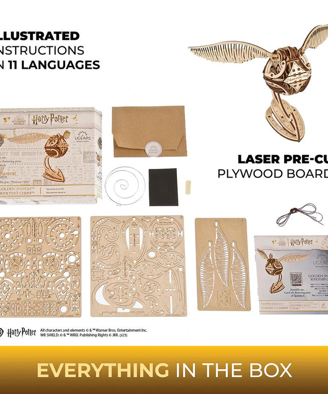 UGEARS 70237 - Harry Potter Golden Snitch - 3D Holzbausatz