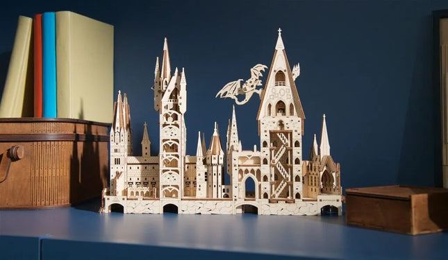 UGEARS 70256 - Harry Potter Schloss Hogwarts - 3D Holzbausätze