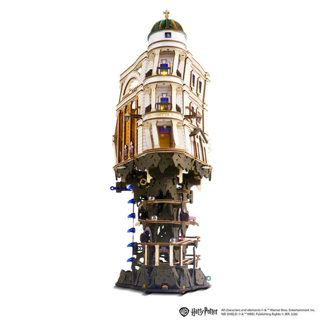 UGEARS 70276 - Gringotts™-Kugelbahn  – Mechanisches 3D-Puzzle aus Holz