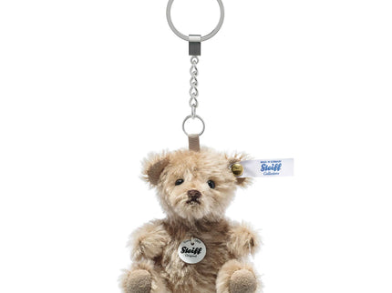 Steiff 040382 - Schlüsselanhänger Mini Teddybär Mohair beige 8cm