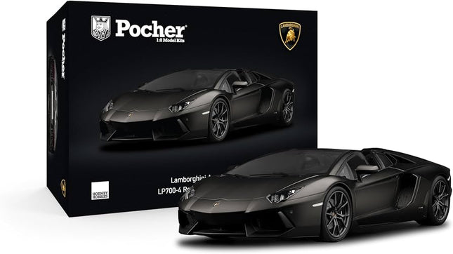 Lamborghini Aventador LP700-4 Roadster Nero Nemesis 1:8