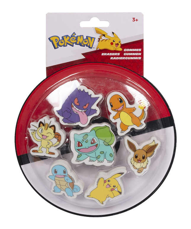Pokémon: Radiergummi 7er Set