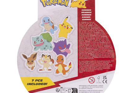 Pokémon: Radiergummi 7er Set