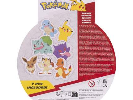 Pokémon: Radiergummi 7er Set