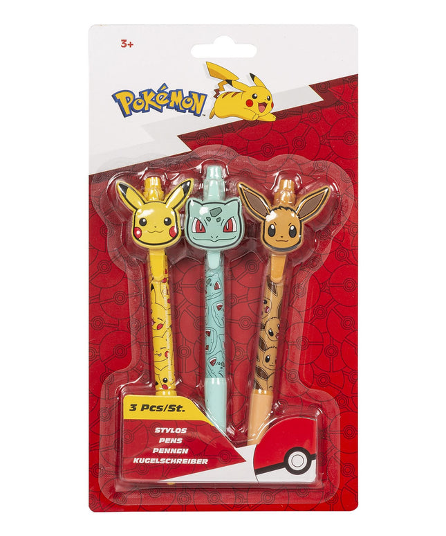 Pokémon - Kugelschreiber 3er Set