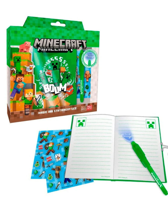 Minecraft Magic Pen-Tagebuch für Kinder, lizenziert