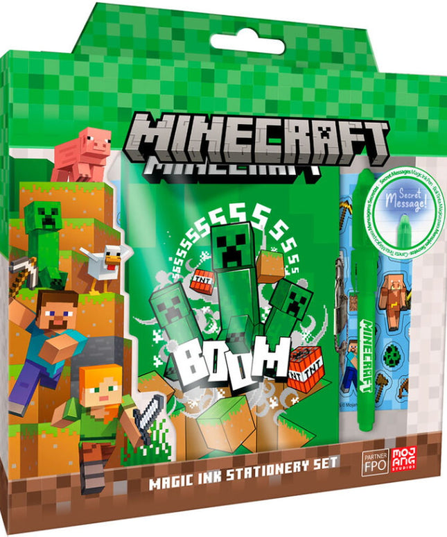 Minecraft Magic Pen-Tagebuch für Kinder, lizenziert