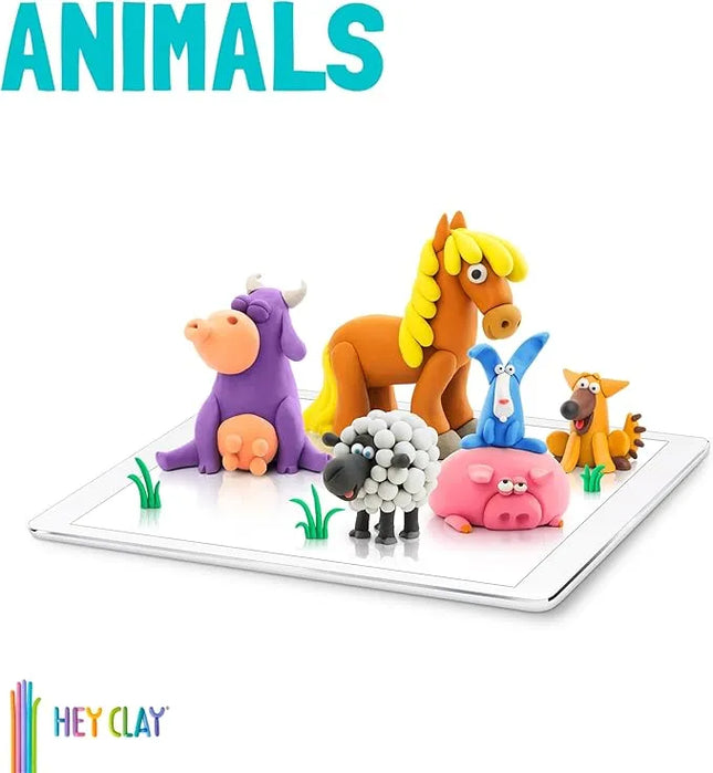 Hey Clay Tiere - 6-fach sortiert