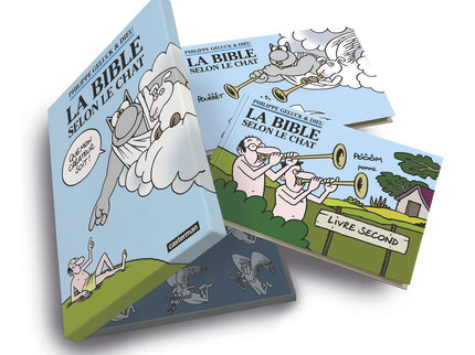 Philippe Geluck & Dieu – La Bible selon le Chat - Coffret 2 volumes