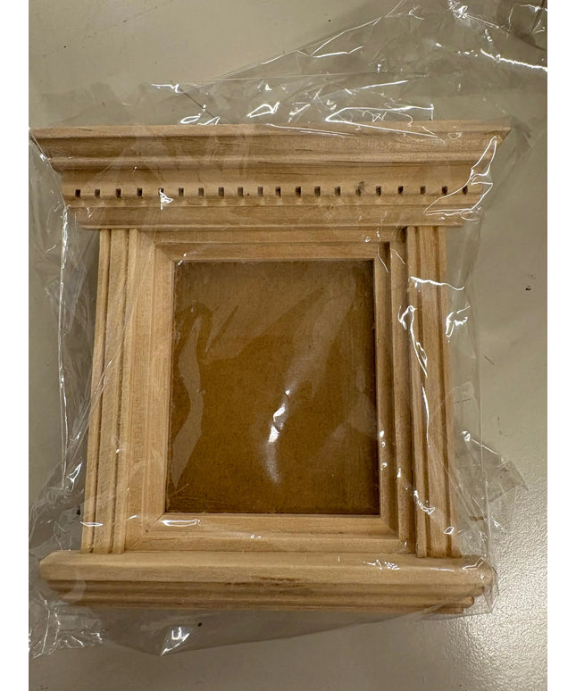 Holzfenster 1:12 mit Verzierung – Euro-Mini's Puppenhaus  Zubehör