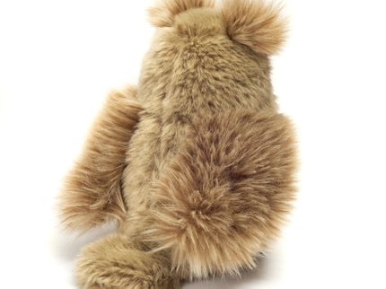 Teddy-Hermann Eule graubraun 17cm  – realistisches Kuscheltier
