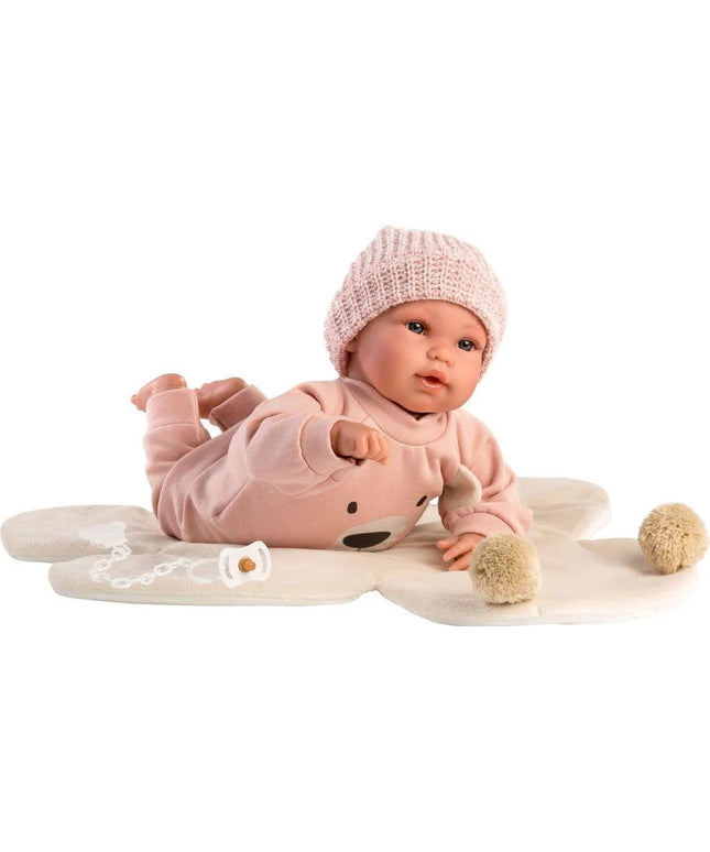 Llorens - Babypuppe Teddybär Rosa 36cm