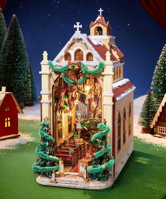 Rolife/Rokr - TGB26 - Caroling Cathedral - Book Nook