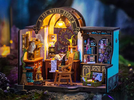 Rolife- DG106 - DIY Miniatur House - The Magic Study - 3D Holzpuzzle