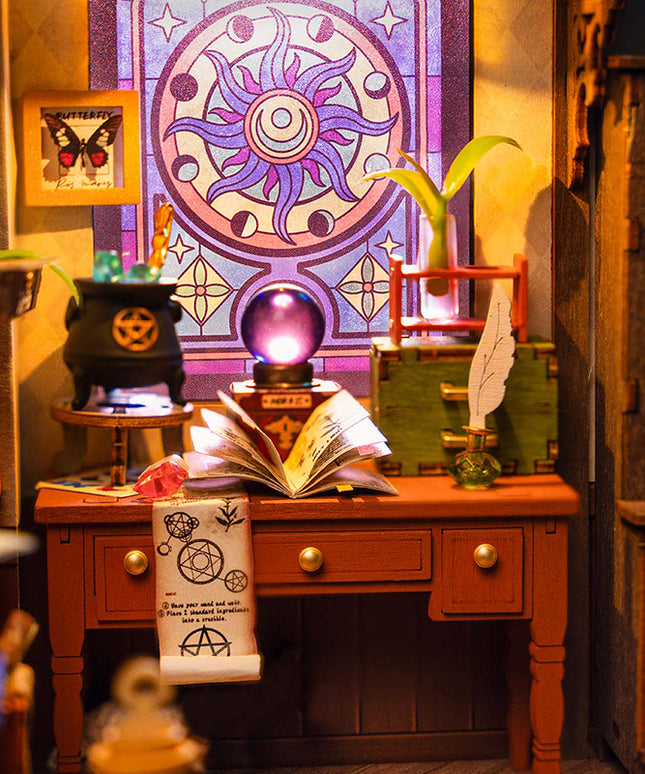 Rolife- DG106 - DIY Miniatur House - The Magic Study - 3D Holzpuzzle