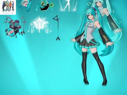 Schnittmuster Fortnite "Hatsune Miku" Backbling