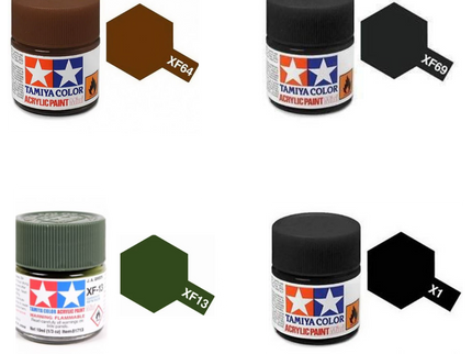 Tamiya Acrylharzfarbe 10 ml - in diversen Farben