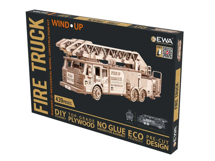 EWA - 3D Feuerwehrauto - Holzbausatz