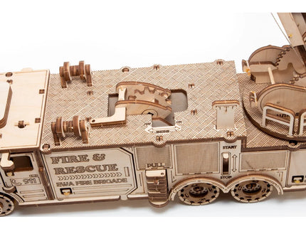 EWA - 3D Feuerwehrauto - Holzbausatz