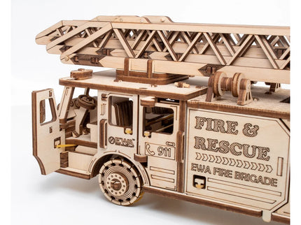 EWA - 3D Feuerwehrauto - Holzbausatz