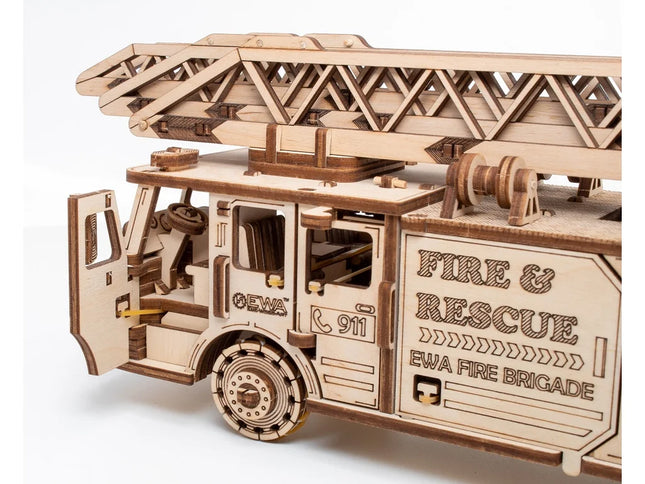 EWA - 3D Feuerwehrauto - Holzbausatz