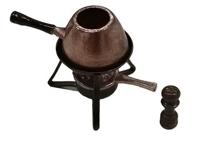Fondue Chinoise Set für Puppenhaus 1:12