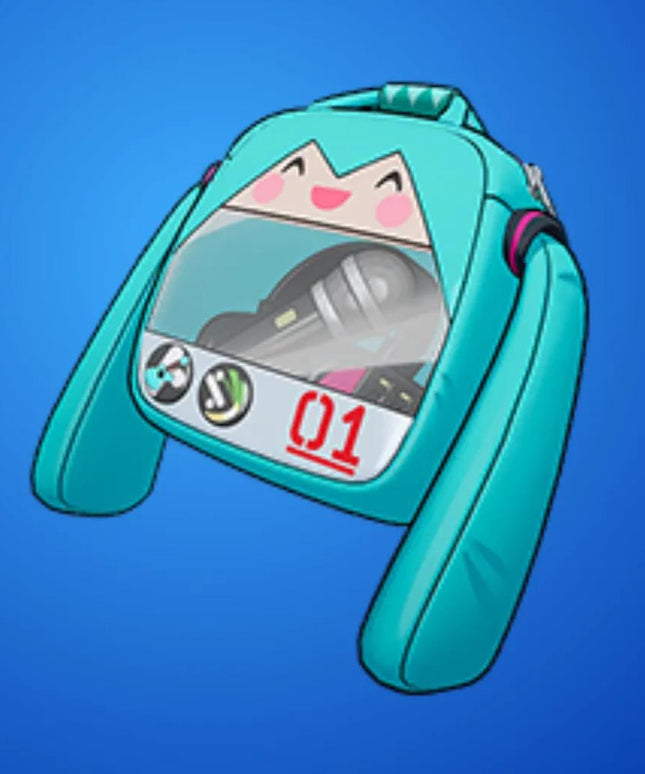 Schnittmuster Fortnite "Hatsune Miku" Backbling