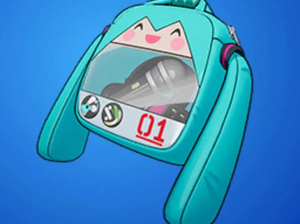 Schnittmuster Fortnite "Hatsune Miku" Backbling