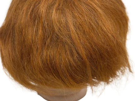 Puppenperücke, Mohair, Kurz, Gr. 24 Rotblond und Braun