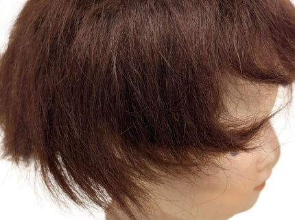 Puppenperücke, Mohair, Kurz, Gr. 24 Rotblond und Braun