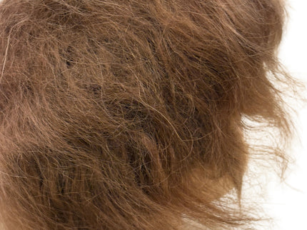 Puppenperücke, Mohair, Kurz, Gr. 34 Braun
