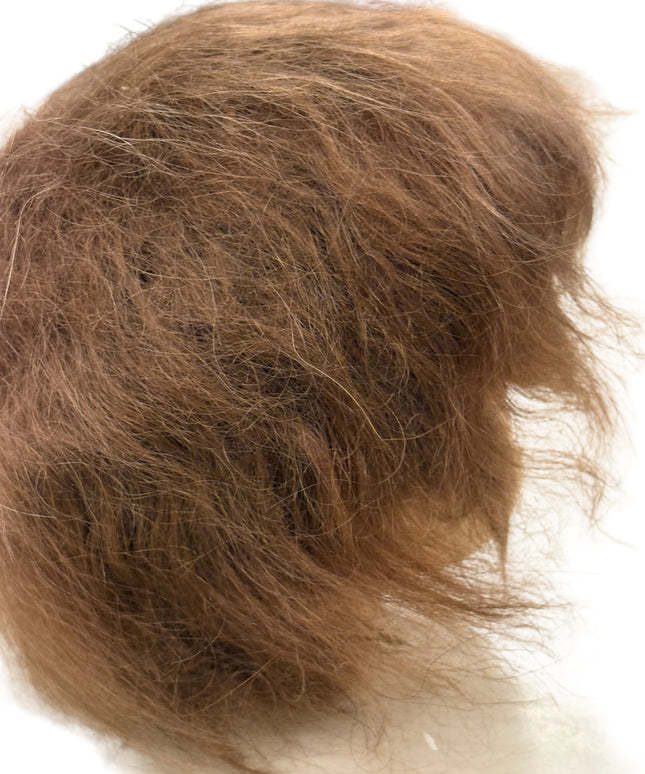 Puppenperücke, Mohair, Kurz, Gr. 34 Braun