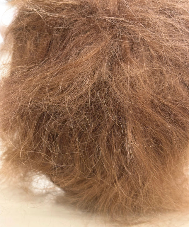 Puppenperücke, Mohair, Kurz, Gr. 34 Braun