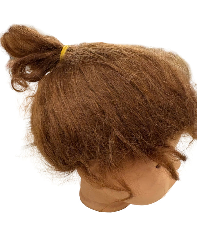 Puppenperücke, Mohair, Kurz, Gr. 28-29 Rotbraun
