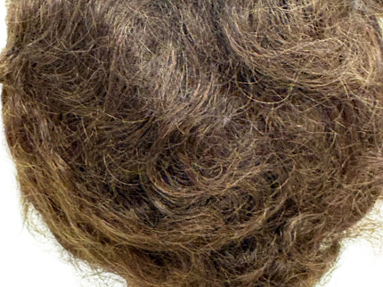Puppenperücke, Mohair, Kurz , Gr. 28 Dunkelbraun