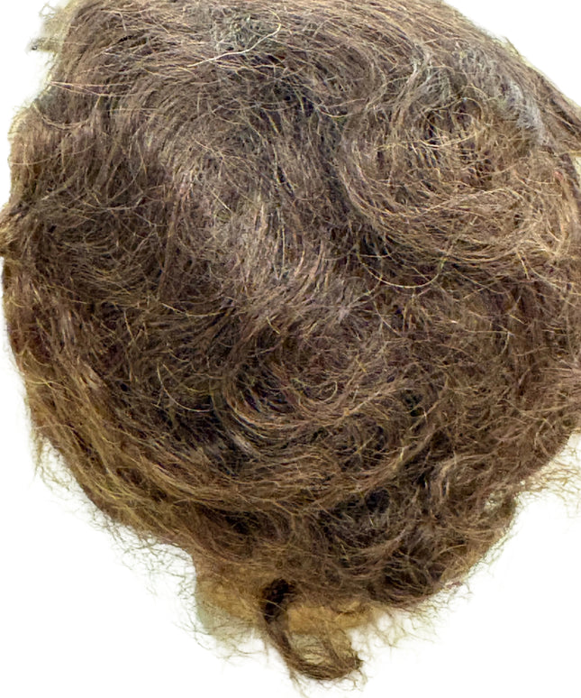 Puppenperücke, Mohair, Kurz , Gr. 28 Dunkelbraun