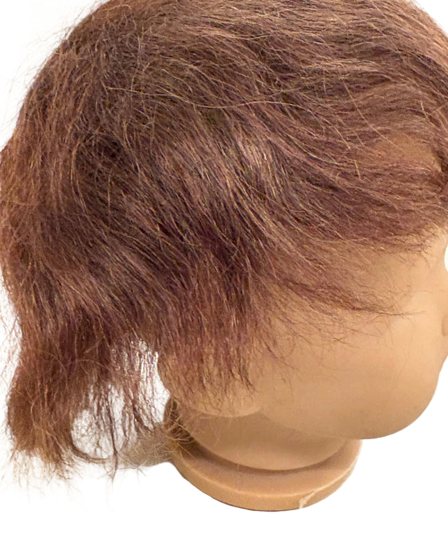 Puppenperücke, Mohair, Kurz , Gr. 29 Dunkelbraun