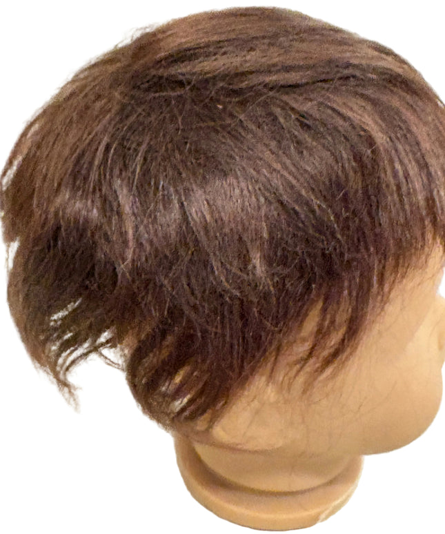 Puppenperücke, Mohair, Kurz , Gr. 22 Dunkelbraun